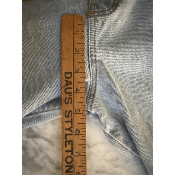 Vintage Y2K Womens Sz Large LEI Distressed‎ Stonewashed Overalls Carpenter USA - Picture 10 of 10